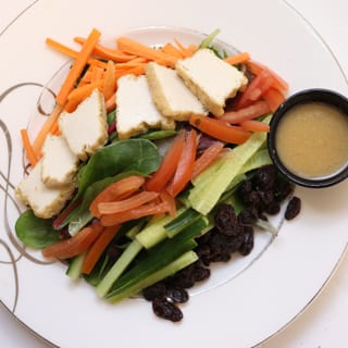 Meatless Miso Stack Salad