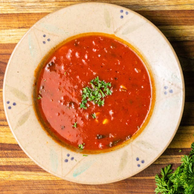 Tomato Basil Soup.